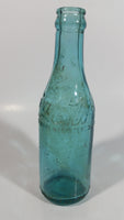 Rare Antique 1900-1916 Coca Cola Soda Pop Embossed Blue Green Aqua Glass Beverage Bottle Canada - Embossed Lettering