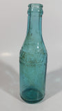 Rare Antique 1900-1916 Coca Cola Soda Pop Embossed Blue Green Aqua Glass Beverage Bottle Canada - Embossed Lettering