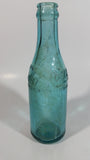 Rare Antique 1900-1916 Coca Cola Soda Pop Embossed Blue Green Aqua Glass Beverage Bottle Canada - Embossed Lettering
