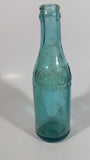 Rare Antique 1900-1916 Coca Cola Soda Pop Embossed Blue Green Aqua Glass Beverage Bottle Canada - Embossed Lettering