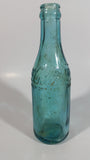 Rare Antique 1900-1916 Coca Cola Soda Pop Embossed Blue Green Aqua Glass Beverage Bottle Canada - Embossed Lettering