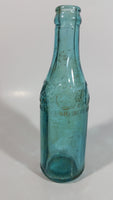 Rare Antique 1900-1916 Coca Cola Soda Pop Embossed Blue Green Aqua Glass Beverage Bottle Canada - Embossed Lettering