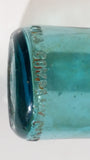 Rare Antique 1900-1916 Coca Cola Soda Pop Embossed Blue Green Aqua Glass Beverage Bottle Canada - Embossed Lettering