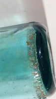 Rare Antique 1900-1916 Coca Cola Soda Pop Embossed Blue Green Aqua Glass Beverage Bottle Canada - Embossed Lettering