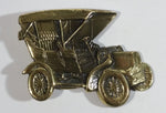 Vintage Ford Model T Classic Antique Car Brass Metal Belt Buckle