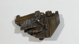 Vintage 1970s Indiana Metal Craft Semi Rig Truck and Trailer Metal Belt Buckle