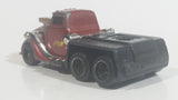 2000 Hot Wheels Pavement Pounders Semi Truck Dark Red Maroon Die Cast Toy Rig Tractor Vehicle 89049 89850