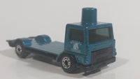 1999 Matchbox Farm Horse Box Truck Kentucky Stables Turquoise Blue Die Cast Toy Vehicle