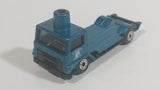 1999 Matchbox Farm Horse Box Truck Kentucky Stables Turquoise Blue Die Cast Toy Vehicle