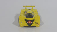 1998 Hot Wheels Flyin' Aces Sol-Aire CX-4 Yellow Die Cast Toy Car Vehicle Opening Rear Hood