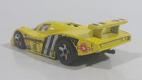 1998 Hot Wheels Flyin' Aces Sol-Aire CX-4 Yellow Die Cast Toy Car Vehicle Opening Rear Hood