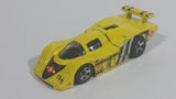 1998 Hot Wheels Flyin' Aces Sol-Aire CX-4 Yellow Die Cast Toy Car Vehicle Opening Rear Hood