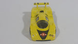 1998 Hot Wheels Flyin' Aces Sol-Aire CX-4 Yellow Die Cast Toy Car Vehicle Opening Rear Hood