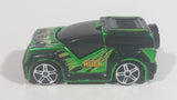 2012 Maisto Marvel FM Rover The Incredible Hulk Character Metallic Green and Black Die Cast Toy Car Vehicle