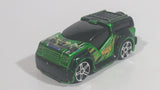 2012 Maisto Marvel FM Rover The Incredible Hulk Character Metallic Green and Black Die Cast Toy Car Vehicle