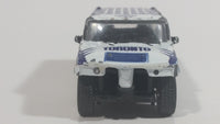 2004 2005 Season Fleer NHL Ice Hockey Toronto Maple Leafs Hummer H2 White Blue Die Cast Toy Car Vehicle