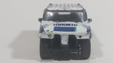 2004 2005 Season Fleer NHL Ice Hockey Toronto Maple Leafs Hummer H2 White Blue Die Cast Toy Car Vehicle