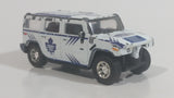 2004 2005 Season Fleer NHL Ice Hockey Toronto Maple Leafs Hummer H2 White Blue Die Cast Toy Car Vehicle