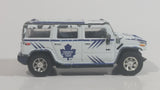 2004 2005 Season Fleer NHL Ice Hockey Toronto Maple Leafs Hummer H2 White Blue Die Cast Toy Car Vehicle