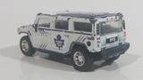 2004 2005 Season Fleer NHL Ice Hockey Toronto Maple Leafs Hummer H2 White Blue Die Cast Toy Car Vehicle