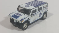 2004 2005 Season Fleer NHL Ice Hockey Toronto Maple Leafs Hummer H2 White Blue Die Cast Toy Car Vehicle