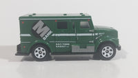 2017 Matchbox City Service International Armored Car Green Die Cast Toy Truck Vehicle