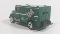 2017 Matchbox City Service International Armored Car Green Die Cast Toy Truck Vehicle