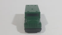 2017 Matchbox City Service International Armored Car Green Die Cast Toy Truck Vehicle