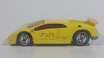 1994 Hot Wheels Lamborghini Diablo Yellow Die Cast Toy Exotic Sports Car Vehicle