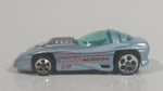 1999 Hot Wheels Classic Games Silhouette II Light Metallic Grey Blue Die Cast Toy Car Vehicle