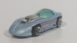 1999 Hot Wheels Classic Games Silhouette II Light Metallic Grey Blue Die Cast Toy Car Vehicle