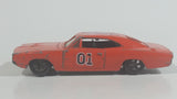 Vintage 1981 Warner Bro. ERTL Dukes of Hazzard General Lee Orange Die Cast Toy Muscle Car Vehicle TV Show Collectible