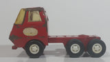 Vintage 1970s Tonka Red Pressed Steel Semi Tractor Toy Truck