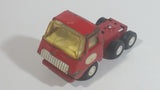 Vintage 1970s Tonka Red Pressed Steel Semi Tractor Toy Truck