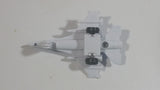 Unknown Brand Blue and White "98" "29" Fighter Jet Airplane Die Cast and Plastic Toy Aircraft Vehicle