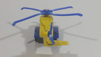 2011 Matchbox Sky Busters Sikorsky S-92 Helicopter Air Ambulance Rescue Medic Yellow and Blue Die Cast Toy Aircraft Vehicle