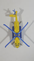 2011 Matchbox Sky Busters Sikorsky S-92 Helicopter Air Ambulance Rescue Medic Yellow and Blue Die Cast Toy Aircraft Vehicle