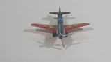 2014 Matchbox Stunt Plane 73 Red Black Die Cast Toy Aircraft Vehicle