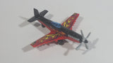 2014 Matchbox Stunt Plane 73 Red Black Die Cast Toy Aircraft Vehicle