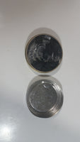 Vintage Knomark Esquire Boot Polish Black 1 1/8 oz Round Metal Tin Some Dry Product Inside