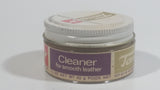 Vintage Tana Boot Shoe Polish Cleaner for Smooth Leather 35g Round Glass Jar Metal Lid Some Product Inside Montreal Quebec