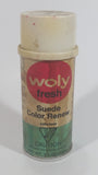 Vintage Woly Fresh Suede Color Renew Colorless 200g Spray Can Footwear Collectible Made in Switzerland