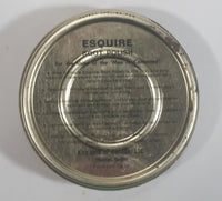 Vintage Knomark Esquire Boot Polish Brown 1 1/8 oz Round Metal Tin Some Dry Product Inside