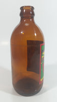 Vintage Molson Old Style Pilsner Beer 12 Fl oz Stubby Brown Amber Glass Beer Bottle with Paper Label