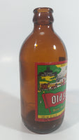 Vintage Molson Old Style Pilsner Beer 12 Fl oz Stubby Brown Amber Glass Beer Bottle with Paper Label