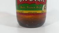 Vintage Molson Old Style Pilsner Beer 12 Fl oz Stubby Brown Amber Glass Beer Bottle with Paper Label