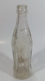 Vintage Coca Cola Coke Soda Pop 6 oz Clear Embossed Lettering Glass Beverage Bottle