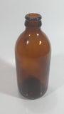 Vintage Stubby Brown Amber Glass Beer Bottle Made in Canada