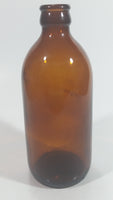 Vintage Stubby Brown Amber Glass Beer Bottle Made in Canada