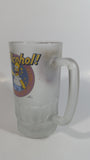 2002 20th Century Fox The Simpsons Homer Simpson "To Alcohol!" Frosted Heavy Glass Beer Mug TV Cartoon Collectible